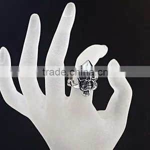 Stainless Steel Jewelry Ally Express Cheap Wholesale Man Skull Ring Supplier's Choice thumbnail-2