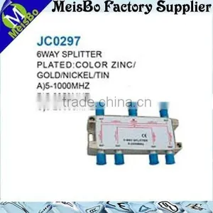 Silver Colour CE 6 Way Power tv Splitter thumbnail-1