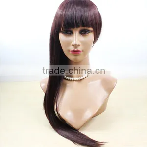 Top Quality New Fashion in Stock India Human Hair Full Lace Wig thumbnail-3