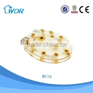Quality Bathroom Accessory Wholesale Oval Hotel Polyresin Soft Close Toilet Seat Hinges thumbnail-1