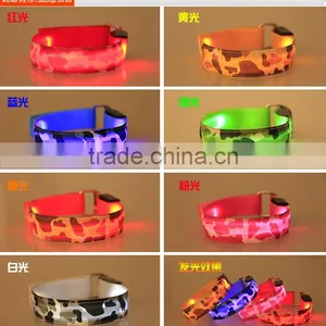 Cycling & Mountain Climbing Zebra Print Glowing Led Armbands thumbnail-5