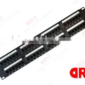 China Supplier 2U UTP 48 Ports Cat6 Patch Panel thumbnail-1