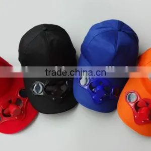 5 Panel Custom Solar Fan Hat for Summer thumbnail-1