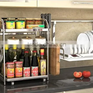 Width 269mm Stainless Kitchen Rack thumbnail-4