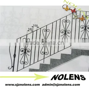 Steel Railings Hot Sale/indoor Iron Railing Designs/Forged Iron Railing thumbnail-1