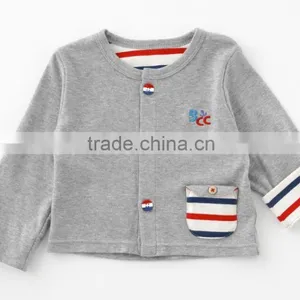 2016 Japanese Wholesale Products Cute Baby Boy Cardigan Outfits Infant Wear Children Garment Toddlers Kids Clothing thumbnail-3