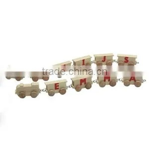 Kids Wooden Letter Train Toy Set Preschool Educational Toy,wooden Alphabet Toy Train thumbnail-1