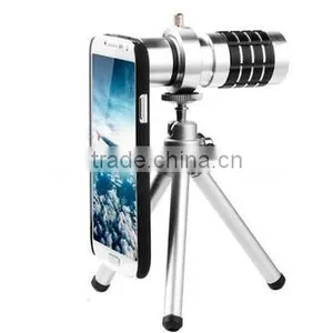 For Iphone 5 /Samsung S4 Camera Lenses 12x Telephoto Lens Long Focal Lens With Tripod. thumbnail-1