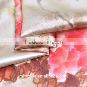 Digtital Print Charmeuse Silk Fabric thumbnail-4