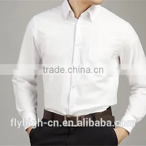 Formal Office Wear Shirts for Men White Shirts Custom Made in China thumbnail-2