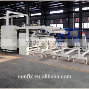 Fabric, Film, Nonwoven Automatic Hot Melt Glue Laminating Machine thumbnail-1