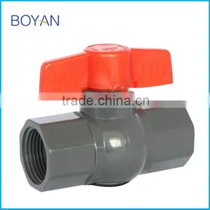 BOYAN Taizhou Huangyan PN10 Octagonal Round Grey Plastic Pvc Ball Valve Quality Choice thumbnail-1