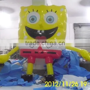 Custom Inflatable Spongebob Model, Giant Spongebob Toys, Yellow Cartoon Characters For Sale thumbnail-1
