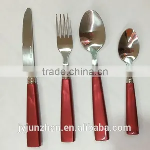Plastic Handle Cutlery Set With Low Price and High Quality Made by Junzhan Factory Directly thumbnail-3