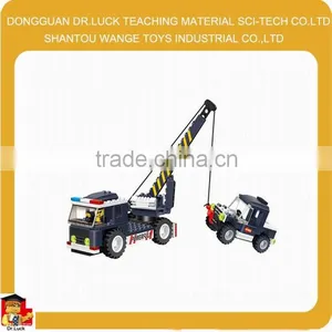 170pcs Enlighten Bricks Truck Police Car Toy Construction Building Block Set thumbnail-1