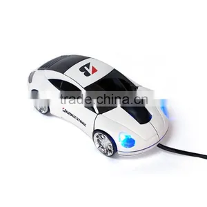Computer Laptop USB Wired Car Shaped Gift Mouse With LED thumbnail-3