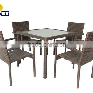 Granco KAL112 Patio Garden PE Rattan Table Set for Outdoor thumbnail-1