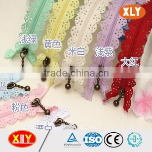 Fashion Garments Accessory Lace Nylon Zipper thumbnail-1