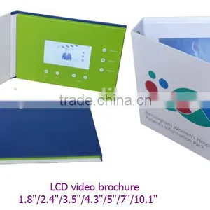 Business Gift Use and Paper Material 7inch Video Brochure Cards thumbnail-1