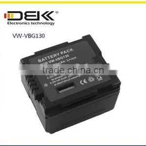 7.4V Battery VW-VBG130 Digital Black Battery For Panasonic HDC-SD9 HDC-HS9 HDC-SX5 HDC-DX1 thumbnail-2