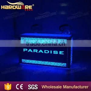 Hotel Event Use Square Iron Wedding Reception Table With Led Light thumbnail-4