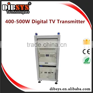 500W UHF Terrestrial TV Transmitter With DVB-T/T2,ATSC,ISDB-T,DVB-C Digital tv Modulator thumbnail-1