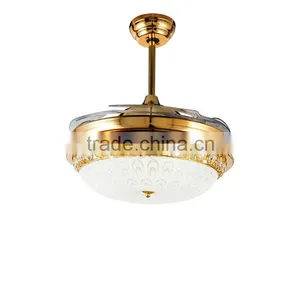 Decorative Ceiling Fan Light With Remote thumbnail-2
