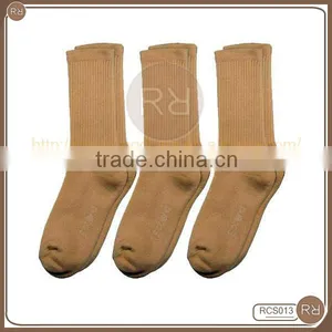 RCS013 Factory Direct Sale Natural 100% Organic Cotton Socks thumbnail-1