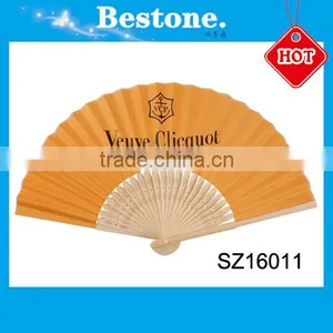 Professional Custom Logo Printing Folding Paper Hand Fan thumbnail-5