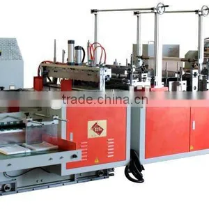 Servo Motor Driven Full Auto Garbage Bag Making & Folding Machine for T-Shirt Style & Flat Style thumbnail-1
