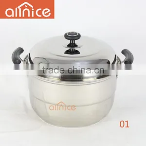 Kitchen Utensil: Stainless Steel Vegetable Steamer Food Steamer Steam Pot thumbnail-3