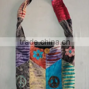 Hippie Shoulder Bags 2013 Patchwork Ethnic Nepali thumbnail-2
