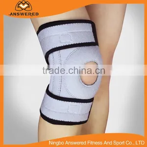 Knee Support Sleeve Wrap By Simple Health, Adjustable Compression Brace for Magnetic Pain Relief With Neoprene Copper thumbnail-1