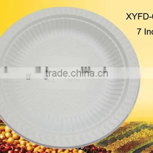 Cornstarch Biodegradable Disposable Plastic 7 Inch Round Dinner Plates, Cake Dish With 2000pcs thumbnail-2