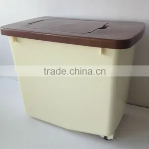 H509 12KG 30liter Airtight 30liter Plastic Pet Food Container With Flap Lid thumbnail-4