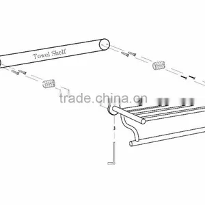 Best Quality Stainless Steel Using Bath Towel Racks thumbnail-3