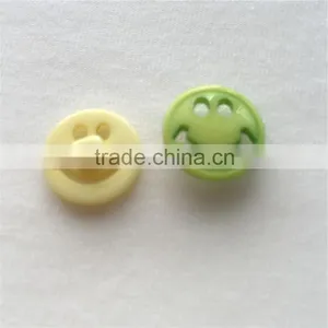 Fancy Smiling Face Buttons Resin Button Printing Polyester Resin Button thumbnail-4