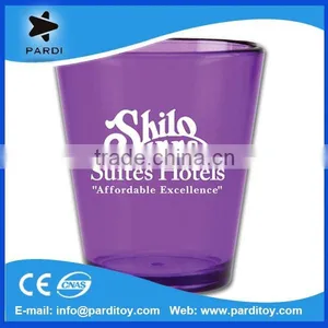 Customize Log Print Plastic Shot Glasses Cup Assorted Neon Colors thumbnail-1