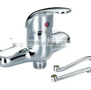 Single Lever Mural Sink Mixer thumbnail-1