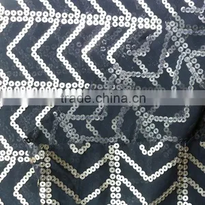 Polyester Chiffon Fabric Gold Sequin Fabric Polyester Chiffon thumbnail-3
