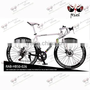 SNOW White Aluminum Alloy Frame 700c Road Racing Road Bicycle thumbnail-1