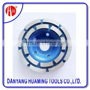 Factory High Quality Diamond Double Row Cup Grinding Wheel for Fast Grinding Concrete Surface and Floor thumbnail-1