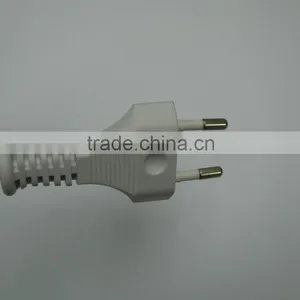 Europe Standard 2.5A 250V White VDE Straight Type Plug thumbnail-1