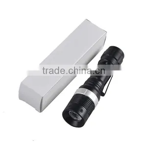 Mini 3Watt Q5 LED Torch Flashlight Zoom AA Small Flash Light thumbnail-5