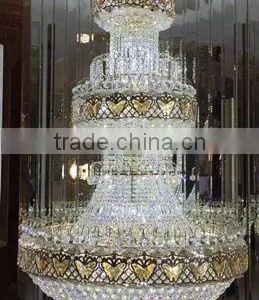 Customized Large China K9 Crystal Chandelier Lighting for Hotel Hall/Villa thumbnail-3