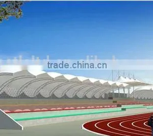 New Style Environmental Football Sports Stand Architecture Membrane Structure PVDF thumbnail-1