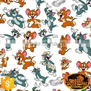 Pretty Popular Cartoon Pattern Hydrographic Printing Film Width 0.5M No.DGLGD075 Dazzle Graphic Water Transfer Film thumbnail-1