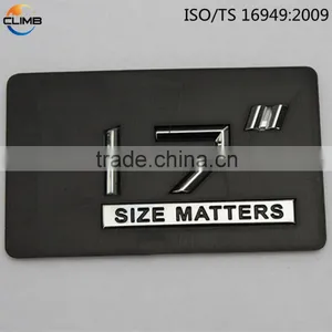 2.6mm 3d Stickers Chrome Car Custom Separated Letters / Auto Letter Emblem/truck Letter Number thumbnail-3