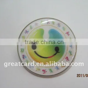 Rubber 3D Souvenir Chest Badge (Round Shape) thumbnail-1