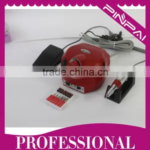 Professional Nails Salon Manicure Red Electric Nail Drill File Machine 30000 Rpm thumbnail-1